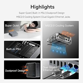 ミニPC Beelink EQR6 美品 Amazon.com: Beelink EQR6 Mini PC AMD Ryzen 7 6800U, 32GB
